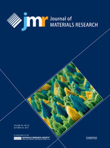 Journal of Materials Research Volume 29 - Issue 20 -