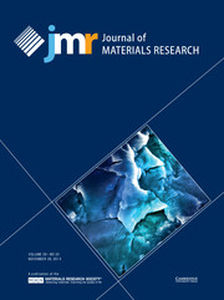 Journal of Materials Research Volume 29 - Issue 22 -