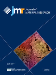 Journal of Materials Research Volume 29 - Issue 9 -