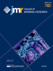 Journal of Materials Research Volume 30 - Issue 16 -