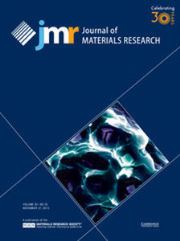 Journal of Materials Research Volume 30 - Issue 22 -