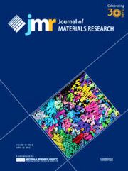 Journal of Materials Research Volume 30 - Issue 8 -