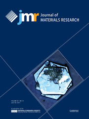 Journal of Materials Research Volume 32 - Issue 14 -