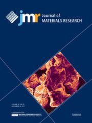 Journal of Materials Research Volume 32 - Issue 22 -