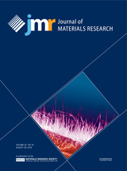 Journal of Materials Research Volume 33 - Issue 16 -