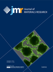 Journal of Materials Research Volume 33 - Issue 23 -