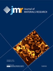 Journal of Materials Research Volume 34 - Issue 24 -