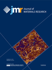 Journal Of Materials Research: Volume 34 - Issue 4 | Cambridge Core