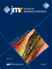 Journal of Materials Research Volume 35 - Issue 13 -  Focus Section: Interactions of Shear Transformation Bands