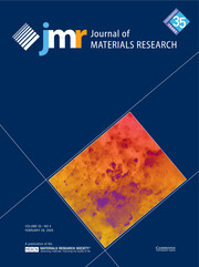 Journal of Materials Research Volume 35 - Issue 4 -