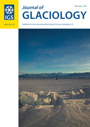 Journal of Glaciology Volume 64 - Issue 243 -