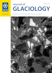 Journal of Glaciology Volume 64 - Issue 244 -