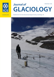 Journal of Glaciology Volume 65 - Issue 250 -