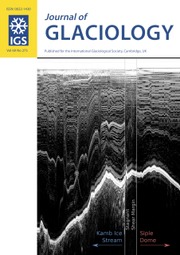 Journal of Glaciology Volume 69 - Issue 275 -