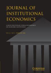 Journal of Institutional Economics Volume 14 - Issue 1 -