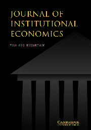 Journal of Institutional Economics Volume 1 - Issue 2 -