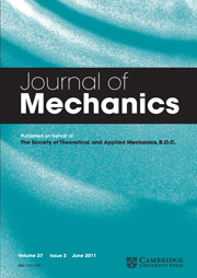 Journal of Mechanics Volume 27 - Issue 2 -