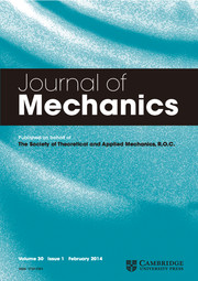 Journal of Mechanics Volume 30 - Issue 1 -
