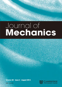 Journal of Mechanics Volume 30 - Issue 4 -