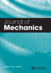 Journal of Mechanics Volume 33 - Issue 3 -