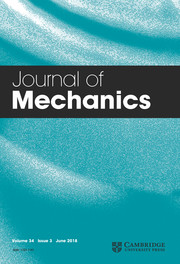 Journal of Mechanics Volume 34 - Issue 3 -