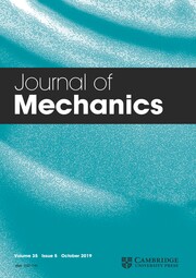 Journal of Mechanics Volume 35 - Issue 5 -