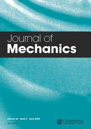 Journal of Mechanics Volume 36 - Issue 3 -