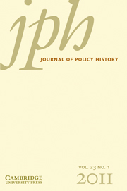 Journal of Policy History Volume 23 - Issue 1 -