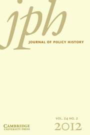 Journal of Policy History Volume 24 - Issue 2 -