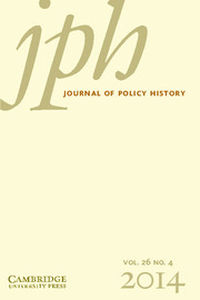 Journal of Policy History Volume 26 - Issue 4 -