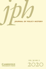 Journal of Policy History Volume 32 - Issue 2 -
