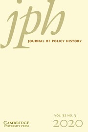 Journal of Policy History Volume 32 - Issue 3 -