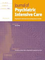 Journal of Psychiatric Intensive Care Volume 1 - Issue 1 -
