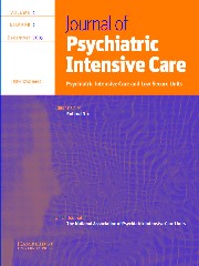 Journal of Psychiatric Intensive Care Volume 1 - Issue 2 -