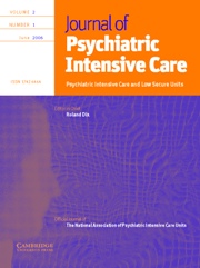 Journal of Psychiatric Intensive Care Volume 2 - Issue 1 -