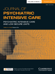 Journal of Psychiatric Intensive Care Volume 8 - Issue 2 -