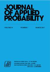 Journal of Applied Probability Volume 54 - Issue 1 -