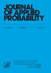 Journal of Applied Probability Volume 58 - Issue 2 -