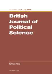 British Journal of Political Science Volume 36 - Issue 3 -