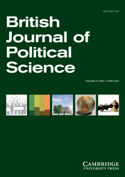 British Journal of Political Science Volume 41 - Issue 2 -