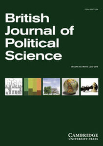 British Journal of Political Science Volume 43 - Issue 3 -