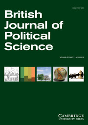 British Journal of Political Science Volume 49 - Issue 2 -