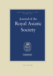 Journal of the Royal Asiatic Society Volume 31 - Issue 4 -