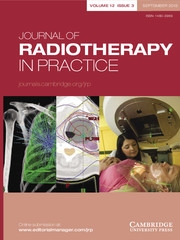 Journal of Radiotherapy in Practice Volume 12 - Issue 3 -