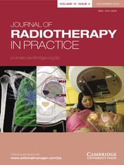 Journal of Radiotherapy in Practice Volume 12 - Issue 4 -