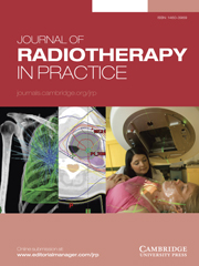 Journal of Radiotherapy in Practice Volume 14 - Issue 1 -