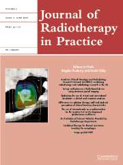 Journal of Radiotherapy in Practice Volume 6 - Issue 2 -