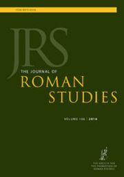 The Journal of Roman Studies Volume 106 - Issue  -