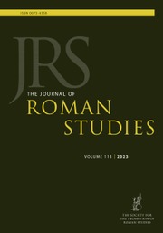 The Journal of Roman Studies Volume 113 - Issue  -