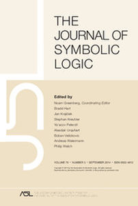 The Journal of Symbolic Logic Volume 79 - Issue 3 -